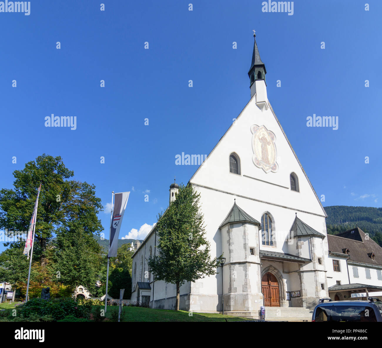 Schwaz: Franziskanerkloster (Franciscan monastery), Silberregion Karwendel, Karwendel Silver Region, Tirol, Tyrol, Austria Stock Photo