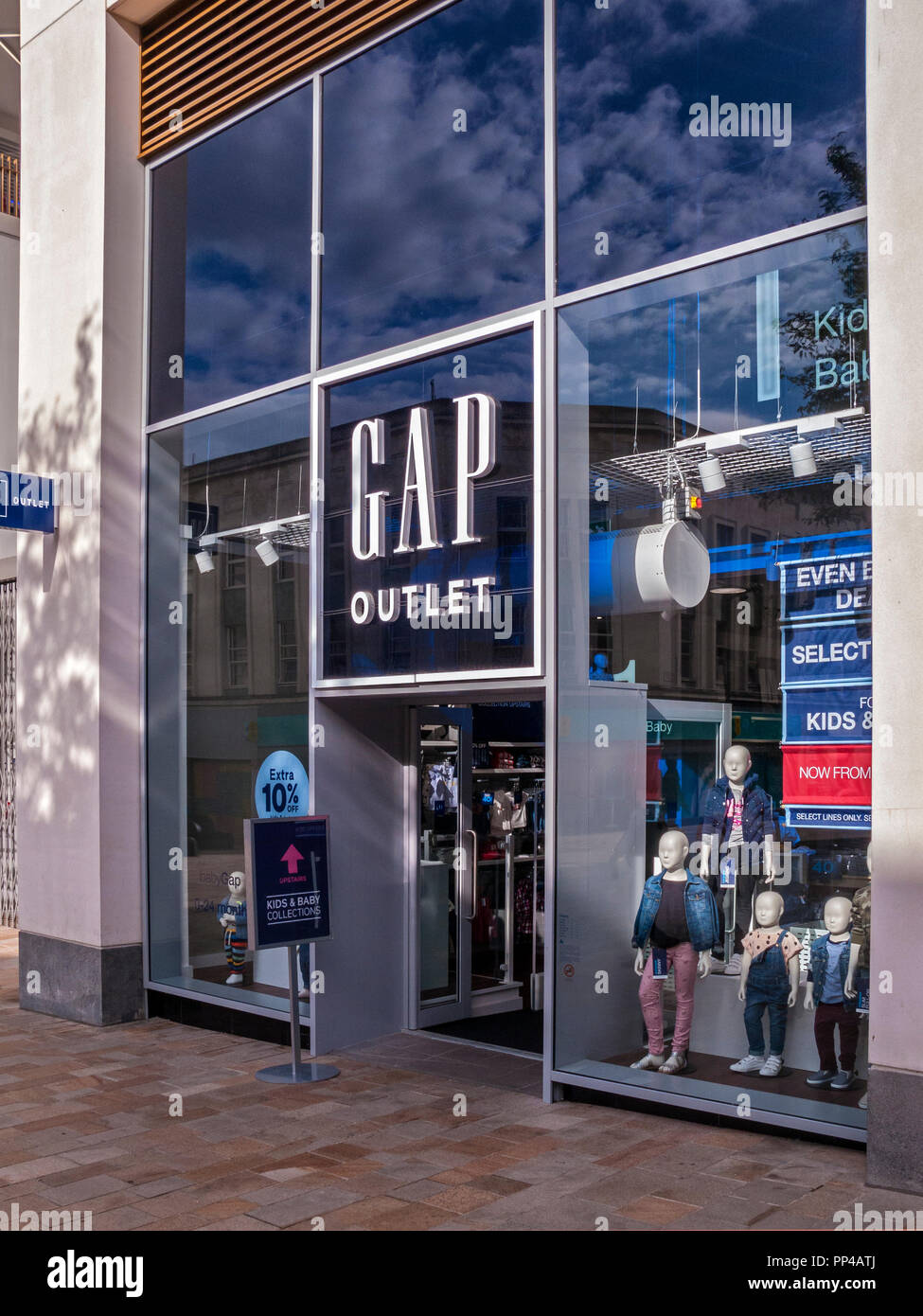 Gap Outlet, The Moor, Sheffield Stock Photo - Alamy
