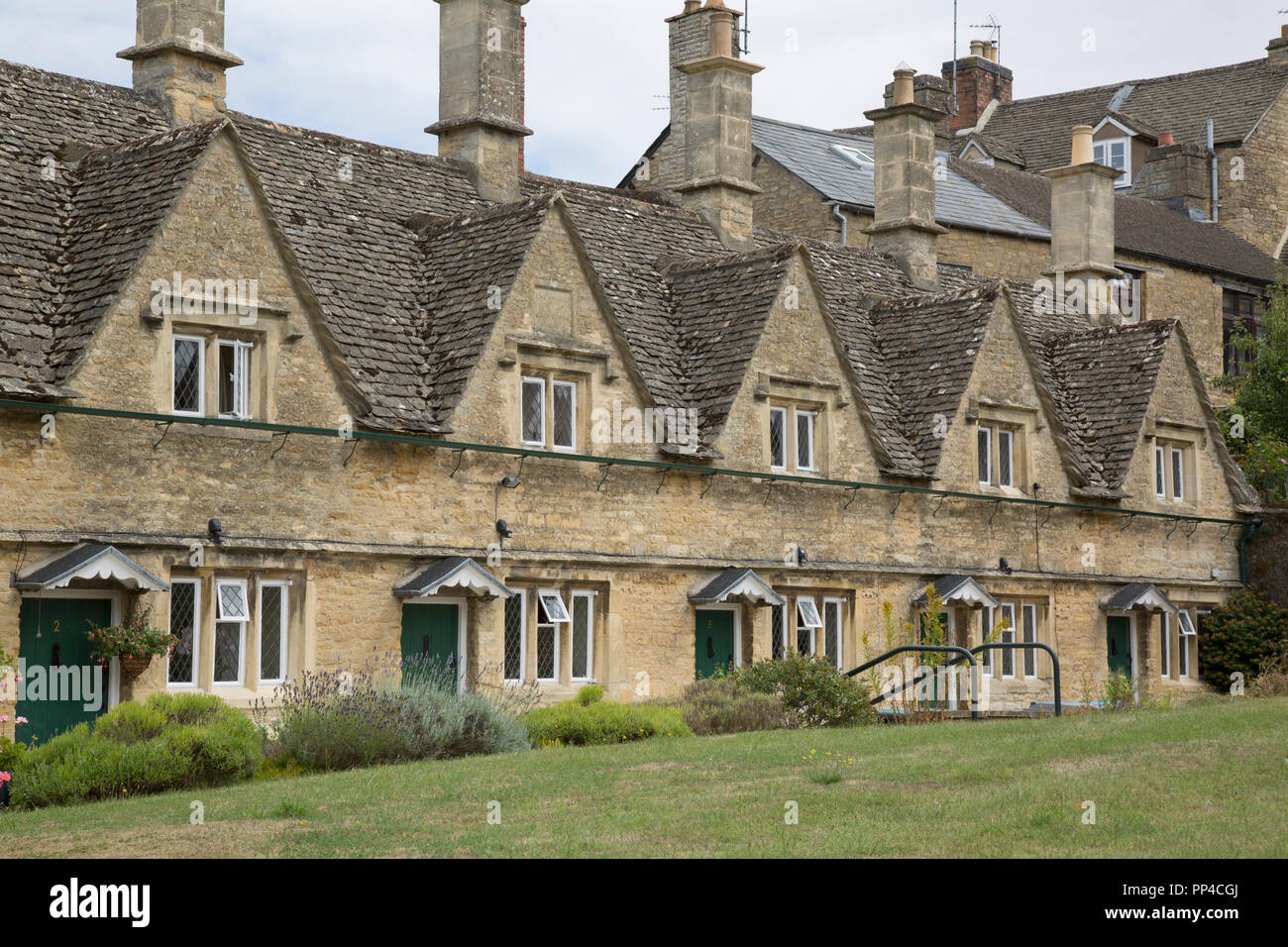 Terrace Housing, Church Street, Chipping Norton, Cotswolds, England, UK