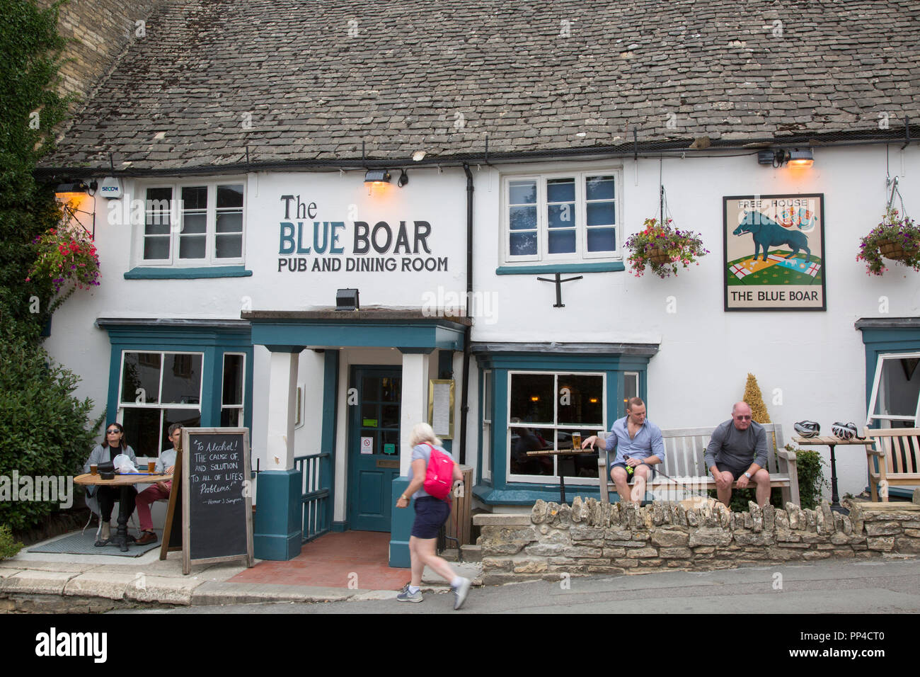 Blue Boar Pub, Chipping Norton; Cotswolds; England; UK Stock Photo Alamy