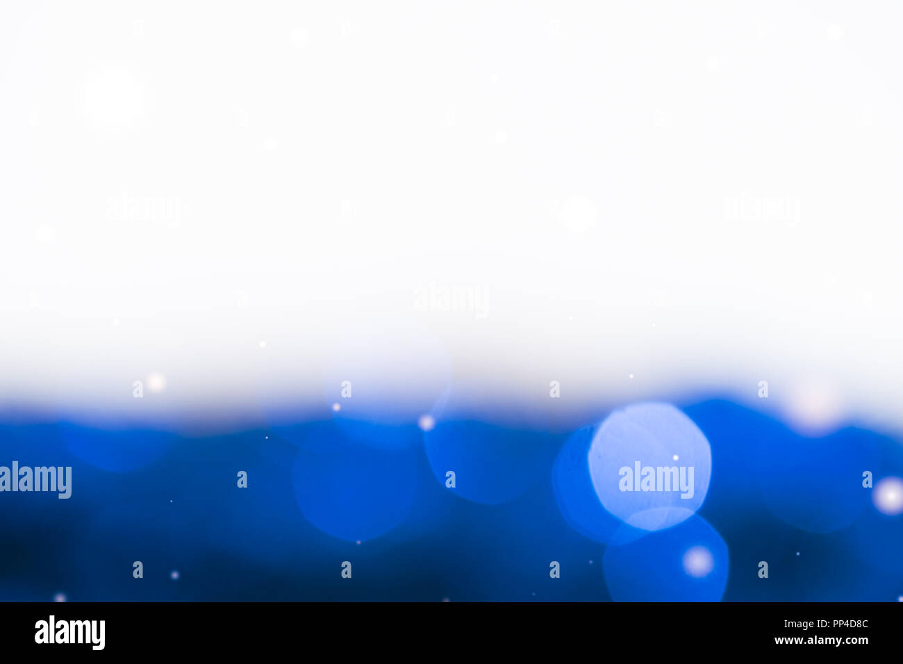 Bright blue bokeh light. Abstract background Stock Photo - Alamy