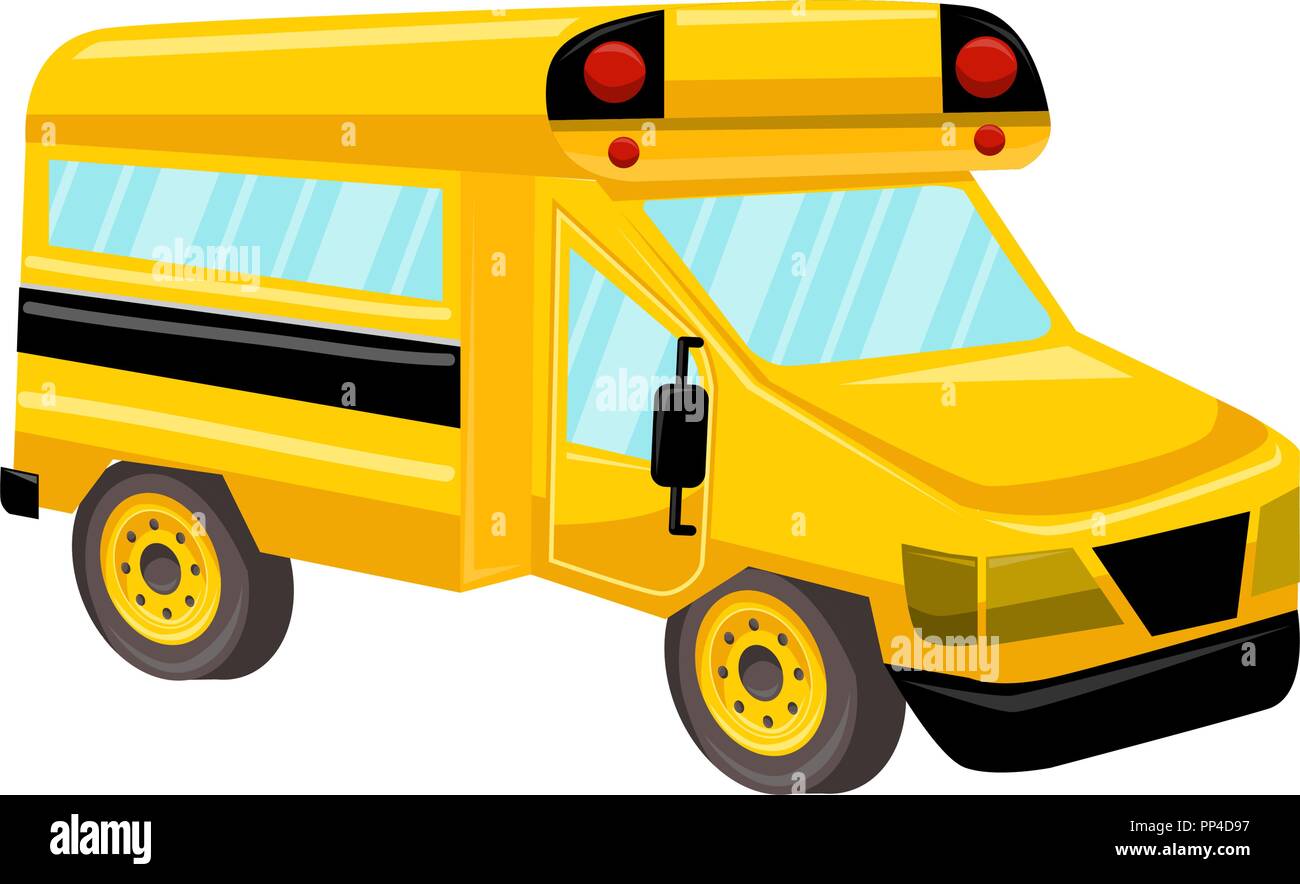 School Bus Template Vector Isolated Design Stock Vector Image & Art - Alamy