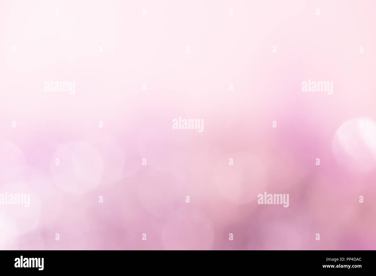 Peach and light blue bokeh lights abstract background. Stock Photo