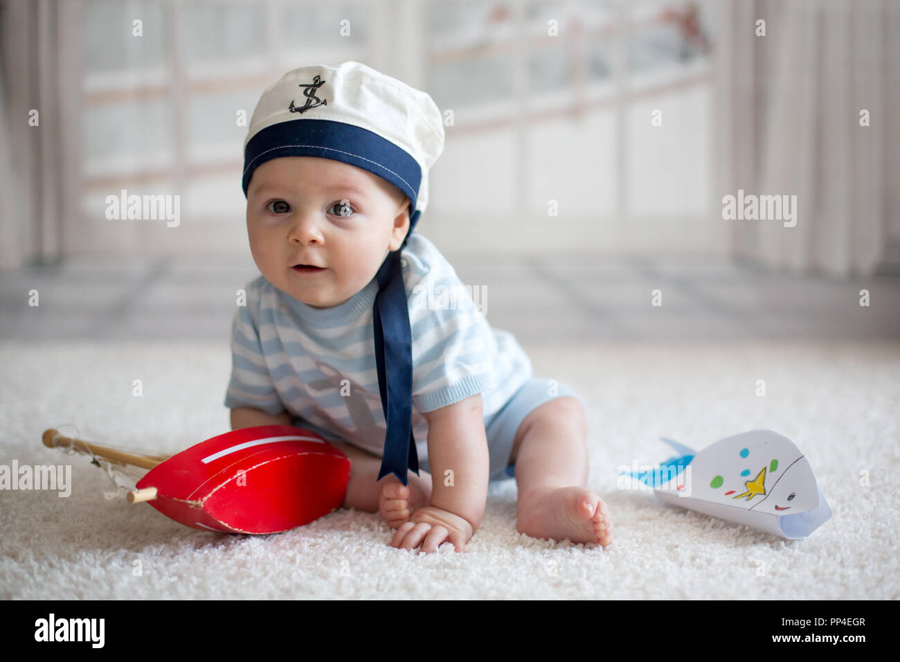 baby boy sailor hat
