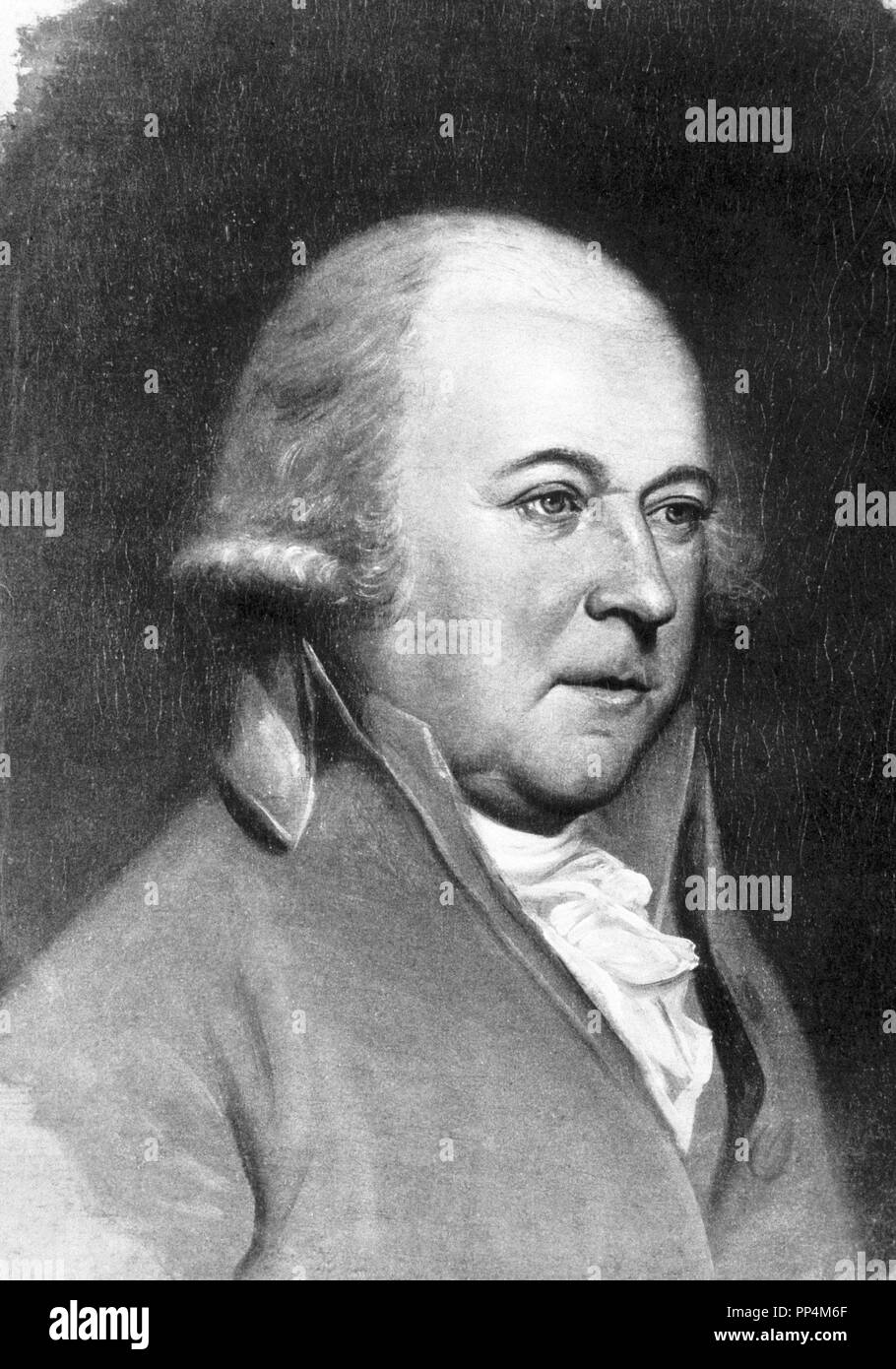 John Adams, segundo presidente de los Estados Unidos. Stock Photo
