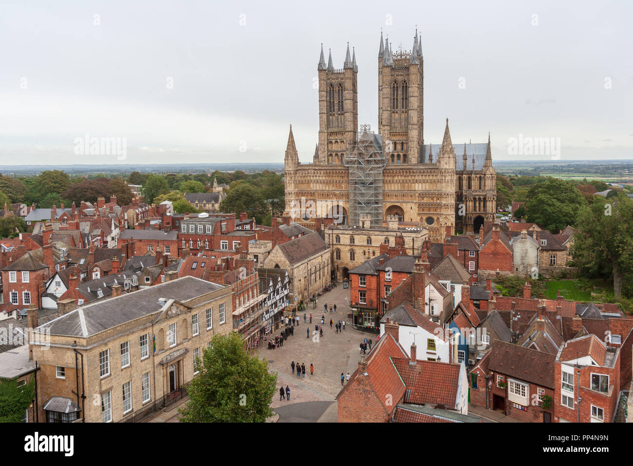 Spires lincoln cathedral hi-res stock photography and images - Alamy