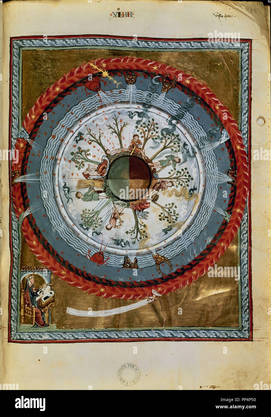 CODEX LATINUM - 1942 PG 38R - LIBER DIVINORUM OPERUM - BOOK