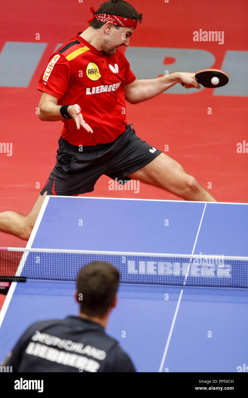 Alicante, Spain. 23rd Sep, 2018. Table tennis, European Championship