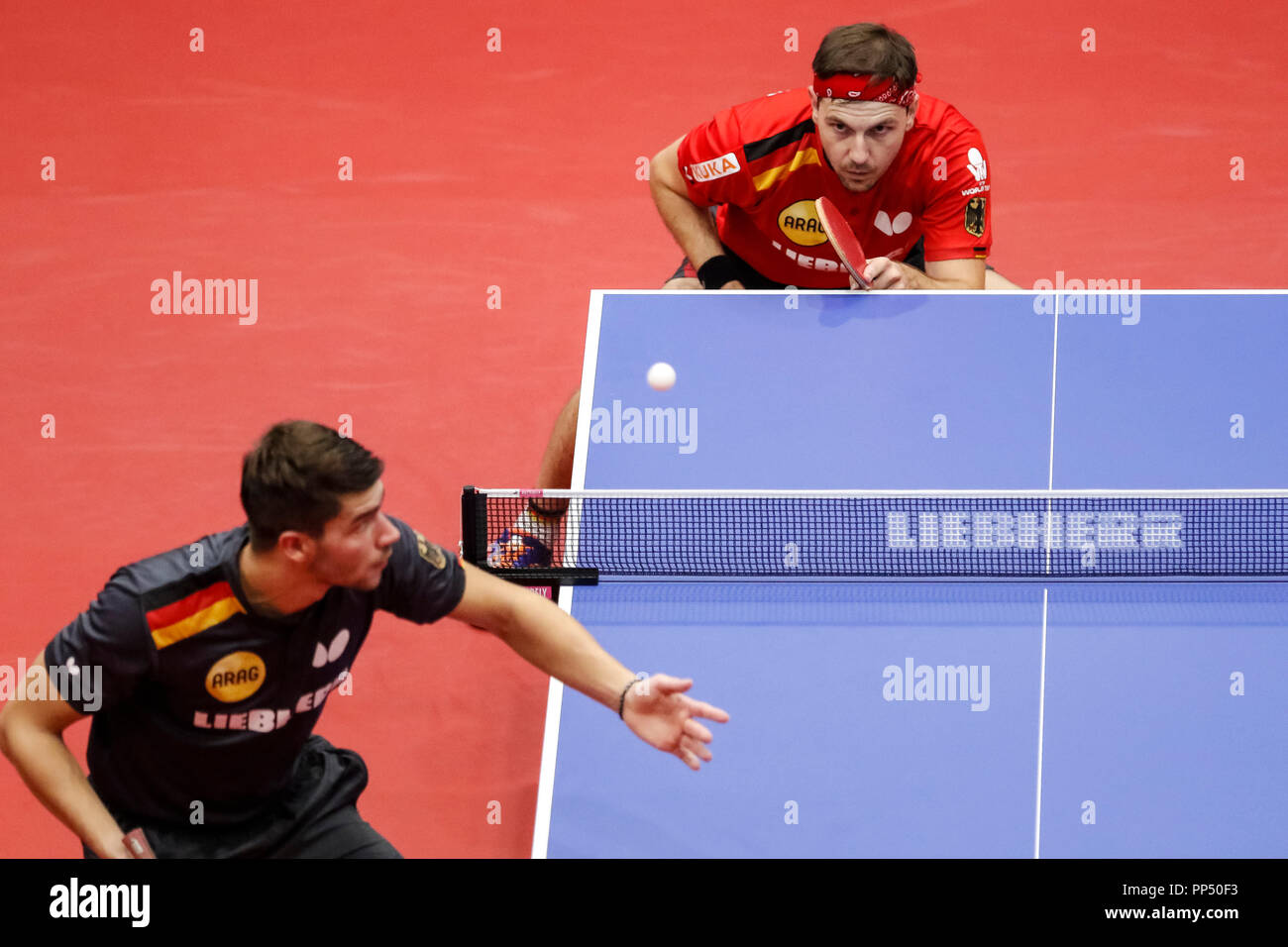 Alicante, Spain. 23rd Sep, 2018. Table tennis, European Championship