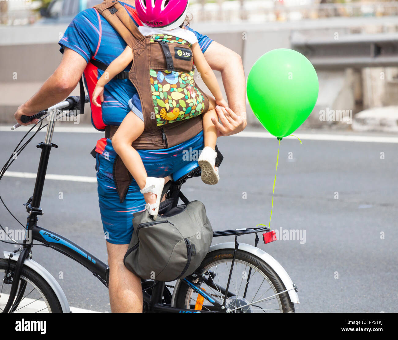 Biking with best sale baby in carrier