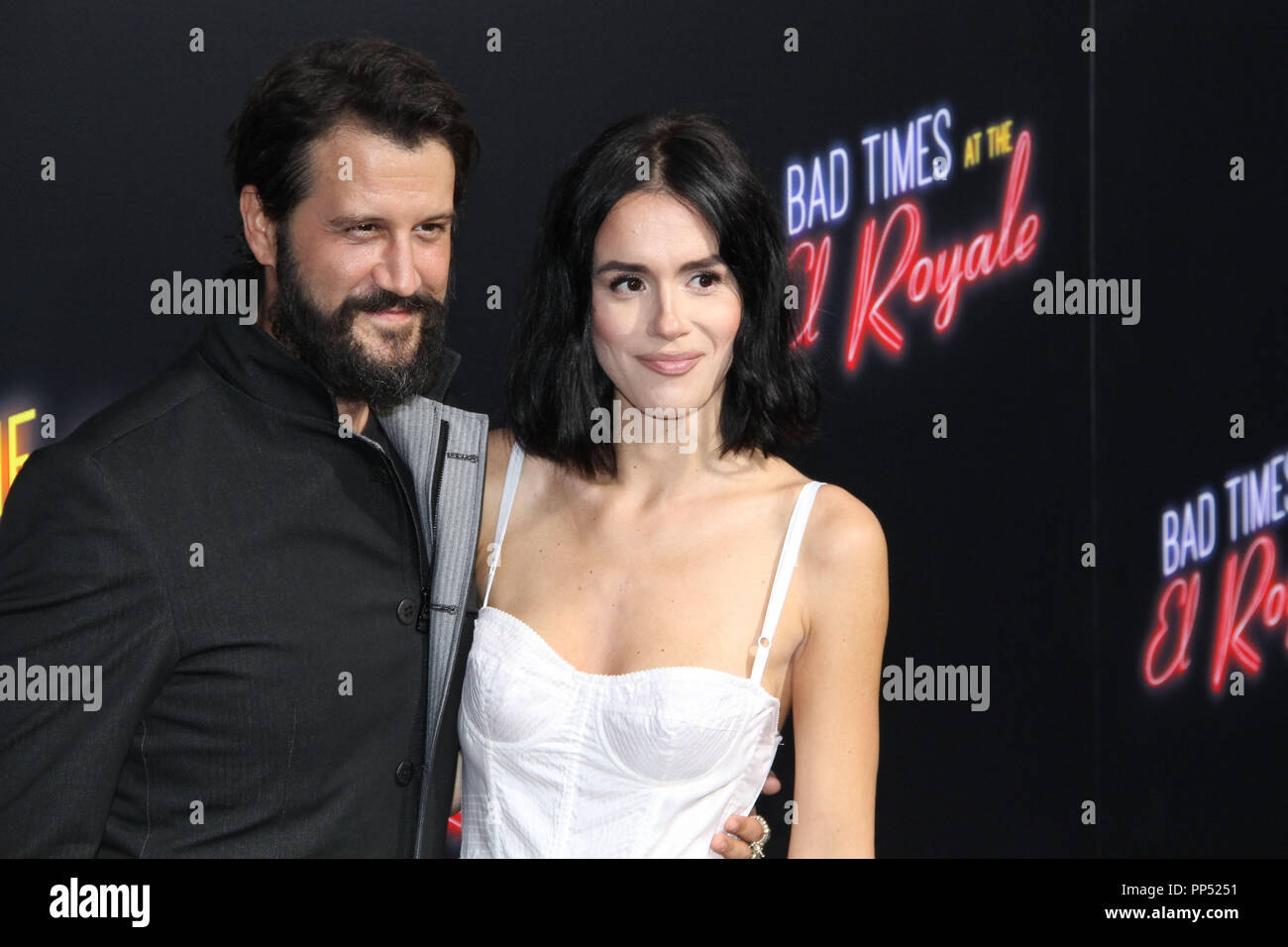 California, USA. 22nd Sept 2018. Stefan Kapicic and Ivana Horvat at the