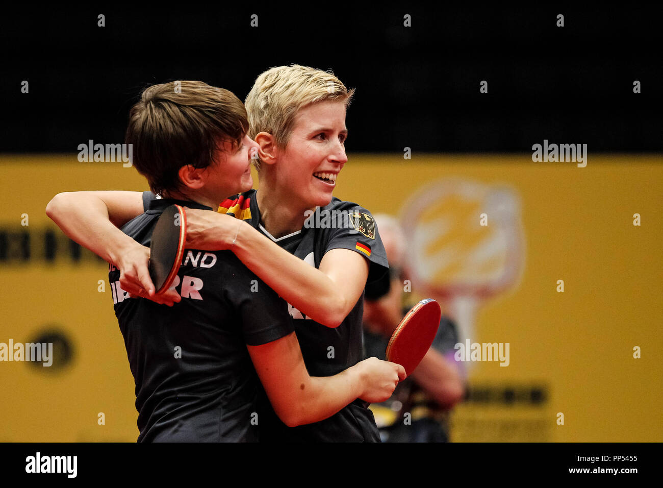 Alicante, Spain. 23rd Sep, 2018. Table tennis, European Championship