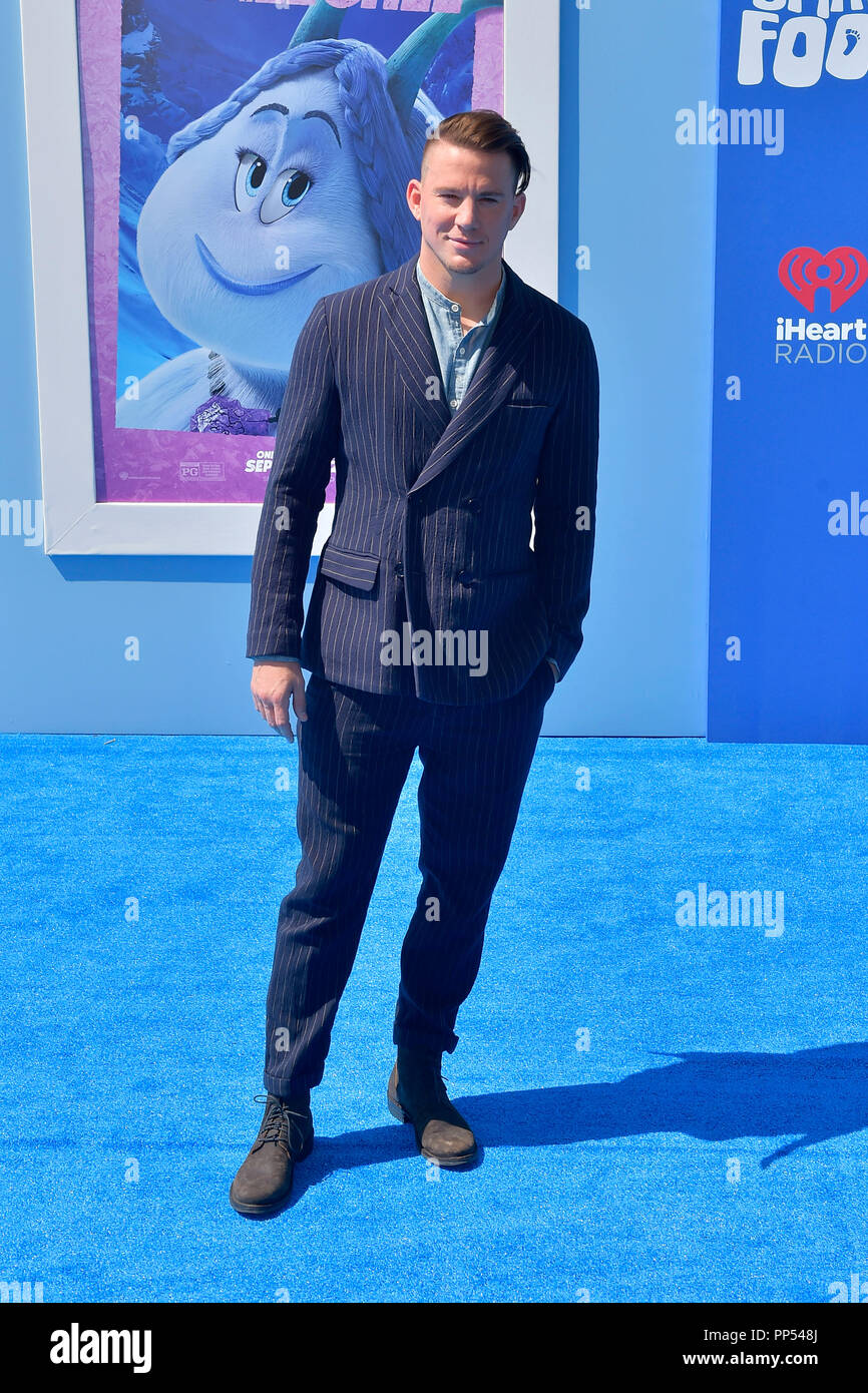 California, USA. 23rd Sept 2018. Channing Tatum attending the 'Smallfoot' world premiere at Regency Village Theater on September 22, 2018 in Westwood, California. Credit: Geisler-Fotopress GmbH/Alamy Live News Stock Photo