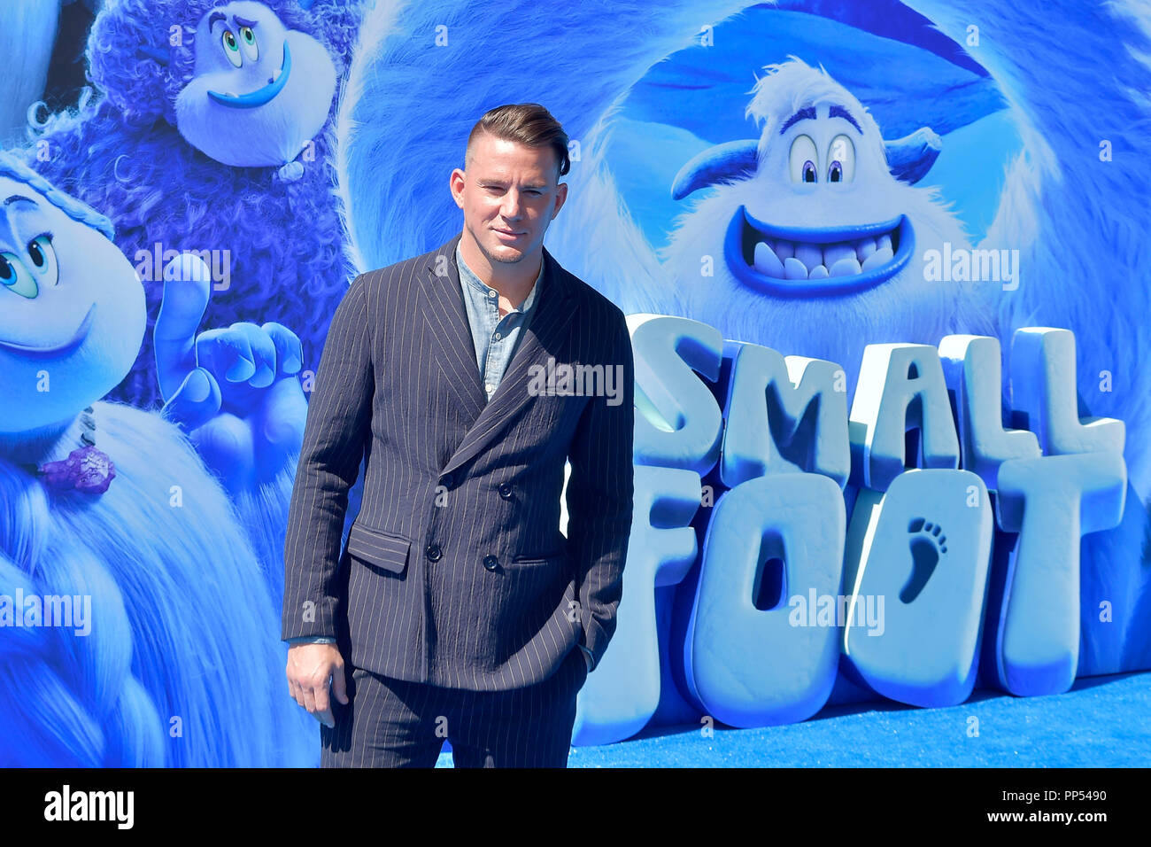 California, USA. 23rd Sept 2018. Channing Tatum attending the 'Smallfoot' world premiere at Regency Village Theater on September 22, 2018 in Westwood, California. Credit: Geisler-Fotopress GmbH/Alamy Live News Stock Photo