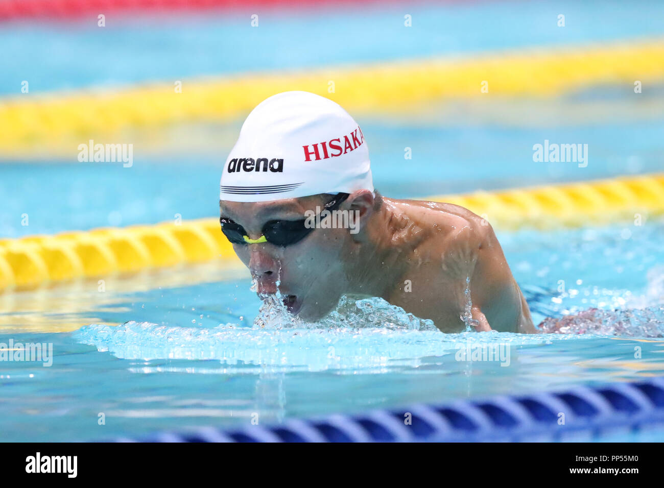 Yokohama International Swimming Center, Kanagawa, Japan. 22nd Sep, 2018. Tomotaro Nakamura, SEPTEMBER 22, 2018 - Swimming : 2018 Japan Para Swimming Championships Men's 100m Breaststroke SB6 Heat at Yokohama International Swimming Center, Kanagawa, Japan. Credit: YUTAKA/AFLO SPORT/Alamy Live News Stock Photo