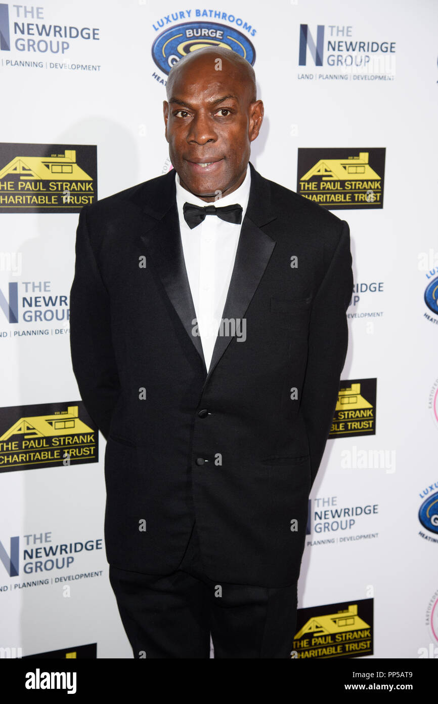 London, UK. 22nd Sep 2018. Frank Bruno at the Paul Strank Charitable Trust Annual Gala at the Bank of England Club, London. Picture: Steve Vas/Featureflash Credit: Paul Smith/Alamy Live News Stock Photo