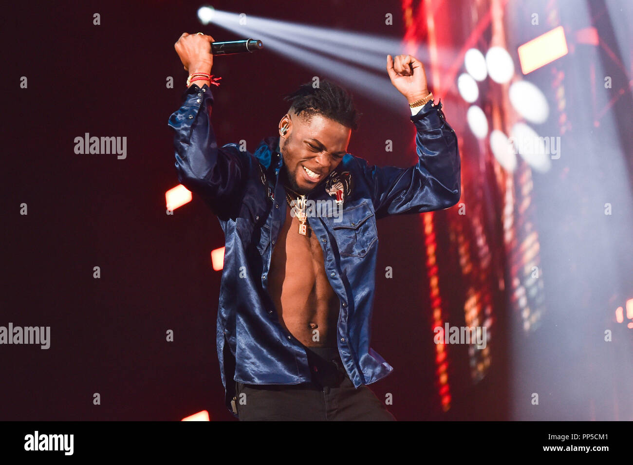 Yxng Bane performing at BBC 1Xtra Live, at the O2 Arena in London ...