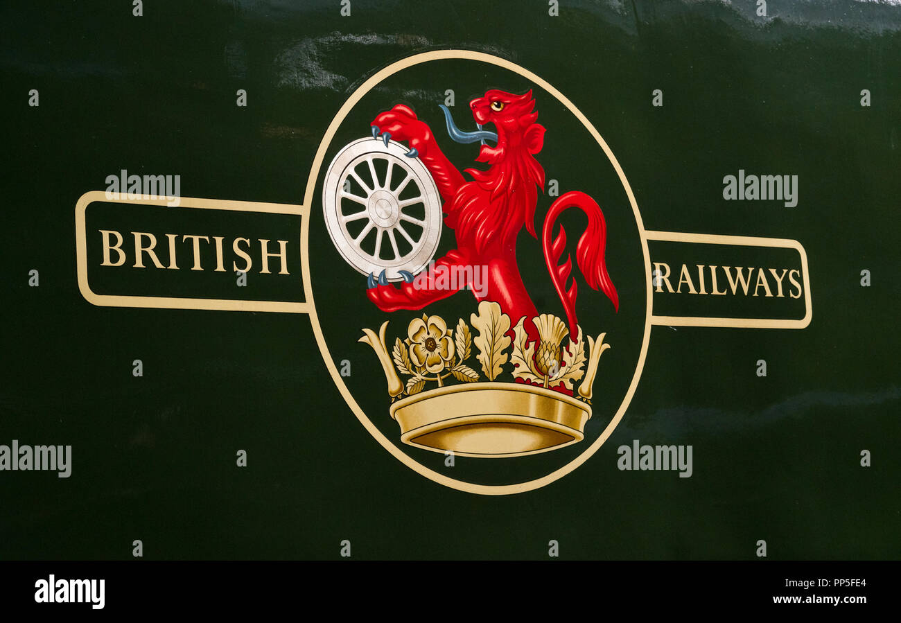 British Railways emblem Stock Photo