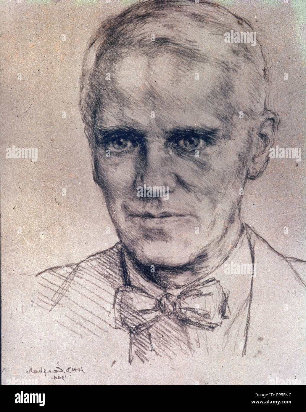 ALEXANDER FLEMING (1881-1955) - Scottish physician, microbiologist, and pharmacologist. Stock Photo