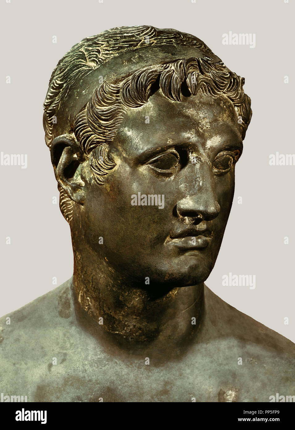 CL.GR.PTOLOMEU.IV.02 - MOEDA TETROBOL BRONZE (221 a.C. A 205 a.C.) PTOLOMEU  IV FILÓPATOR (COM CARIMBO PORNOCÓPIA) ANTIGO EGIPTO