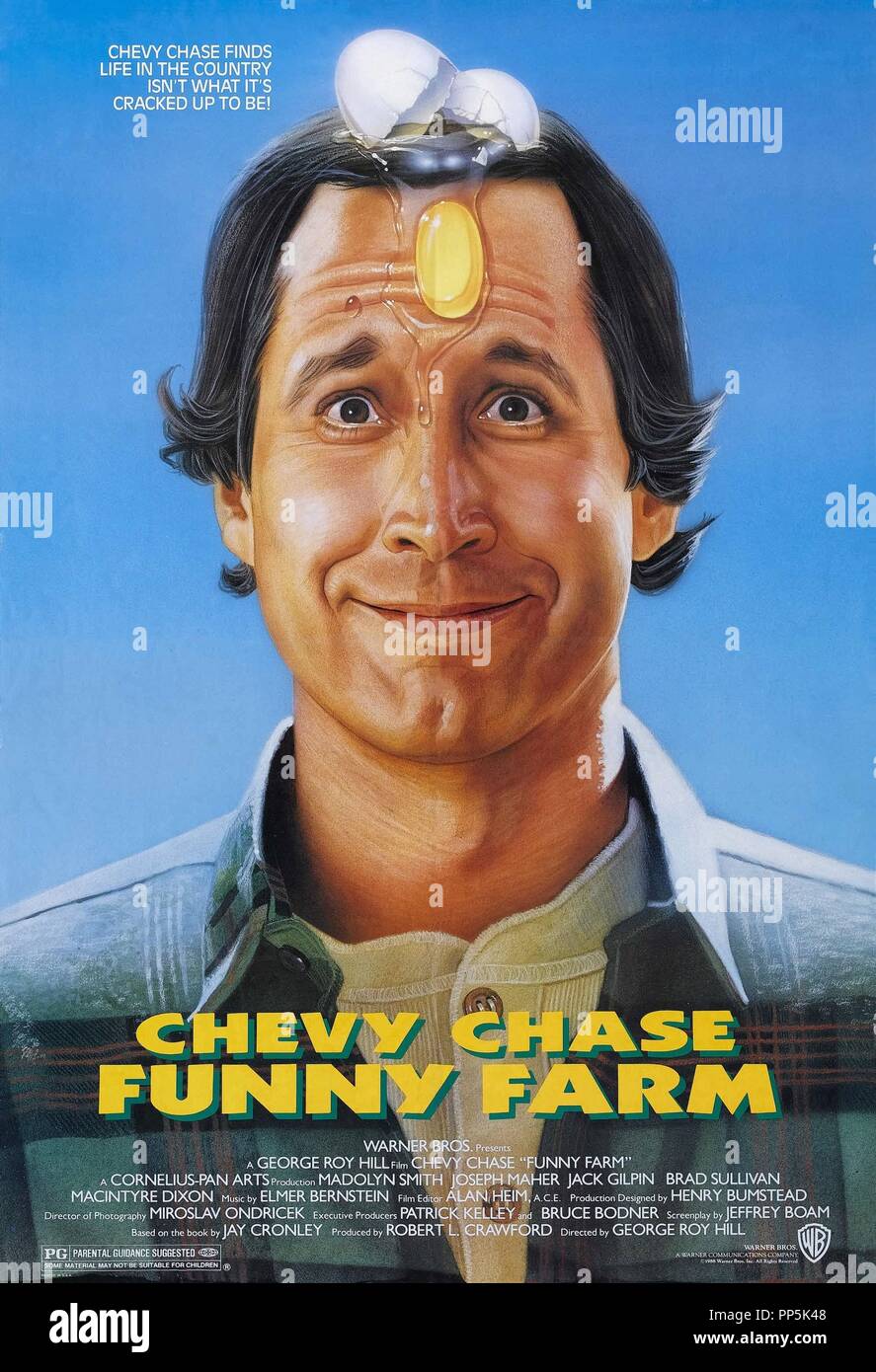 Original film title: FUNNY FARM. English title: FUNNY FARM. Year: 1988. Director: GEORGE ROY HILL. Stars: CHEVY CHASE. Credit: WARNER BROS. / Album Stock Photo
