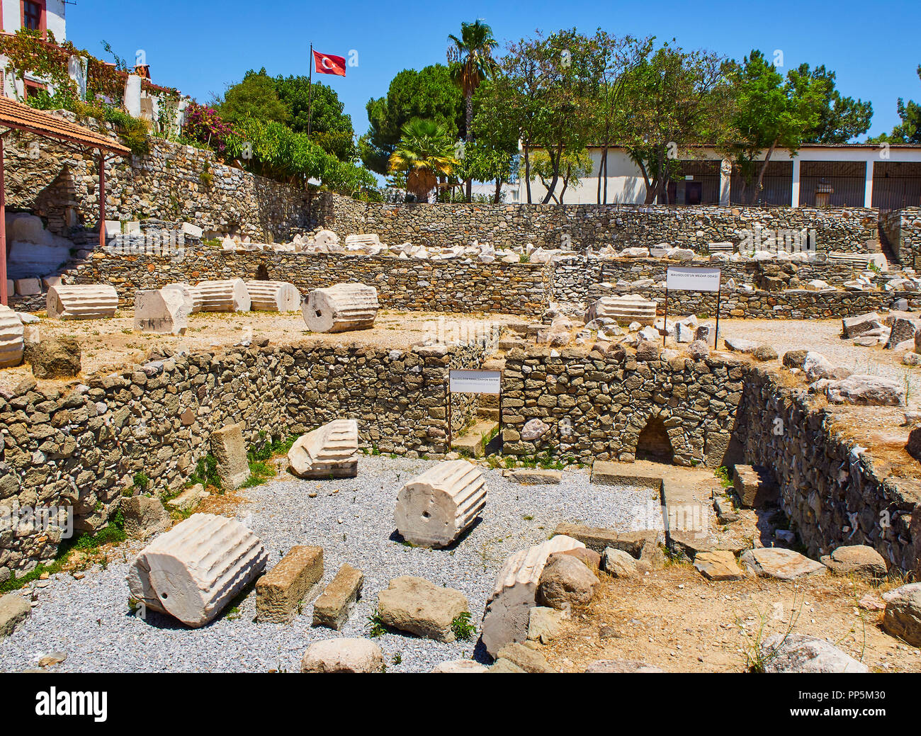 The Ruins Of The Mausoleum Of Halicarnassus One Of The Seven Wonders The Ruins Of The Mausoleum Of Halicarnassus One Of The Seven Wonders