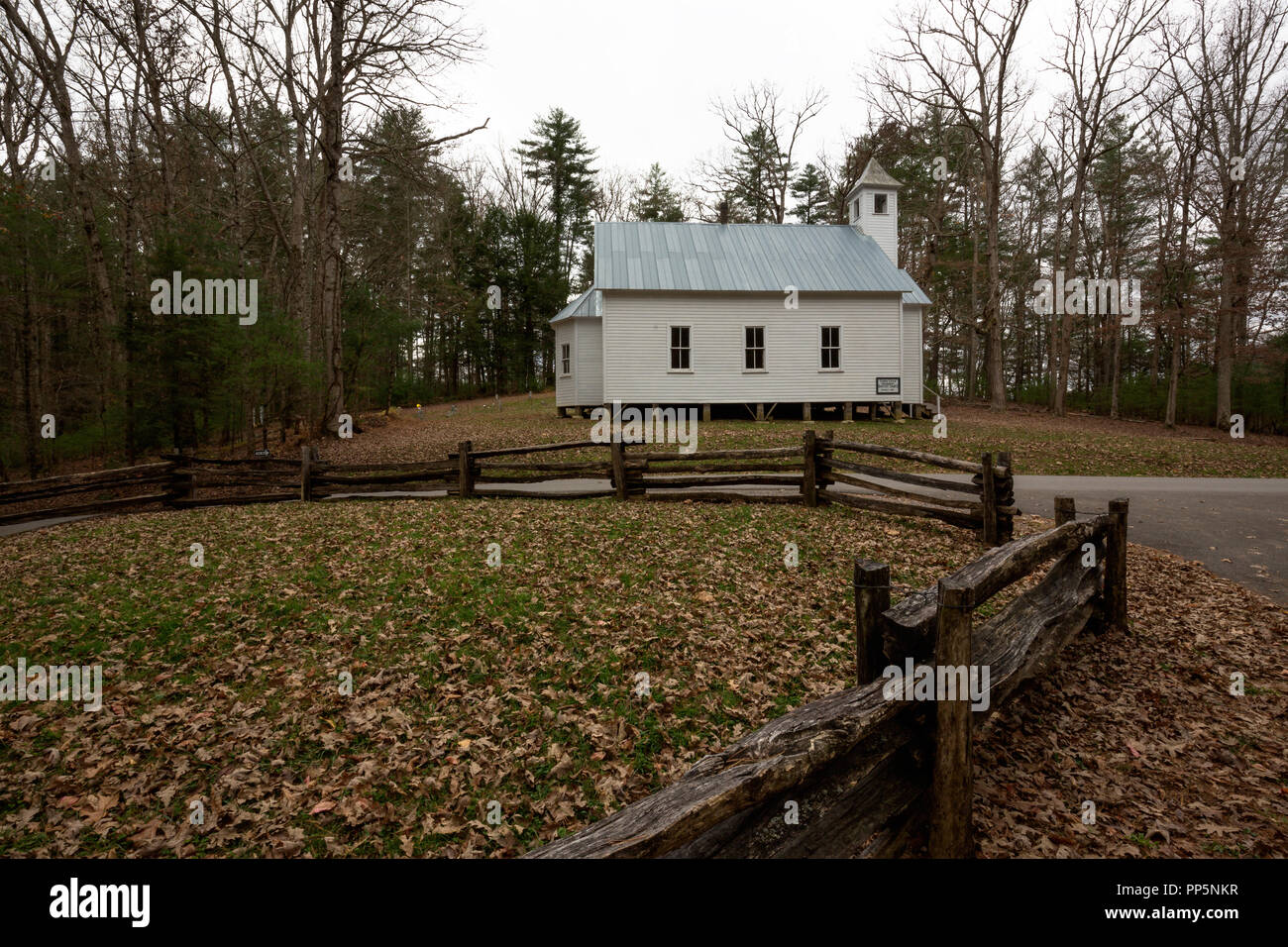 Cades Cove Missionary Baptist Church, Tennessee Stock Photo - Alamy