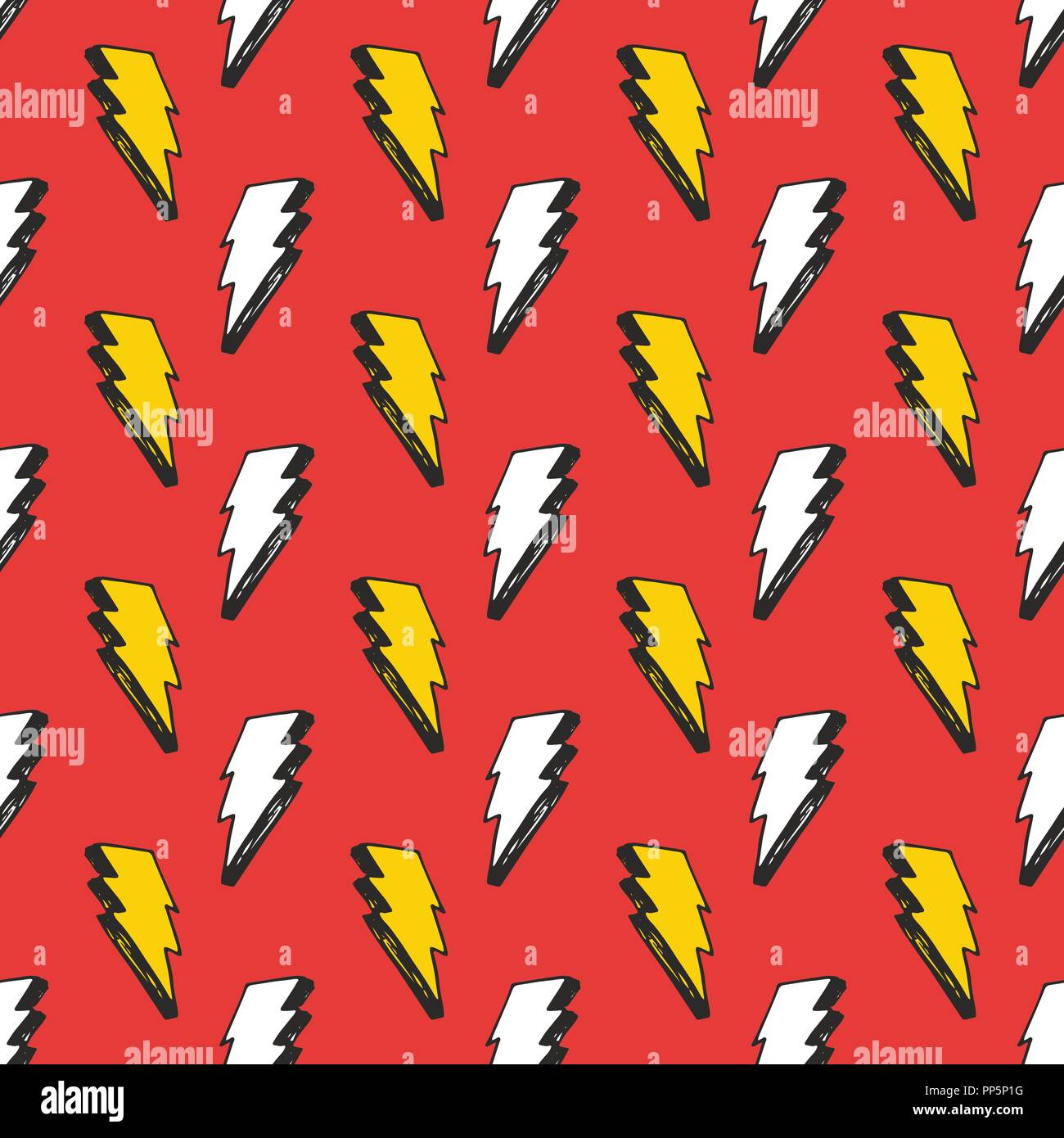 Script Lightning Pattern Lightning pattern retro abstract seamless print of fast energy bolt hi ...