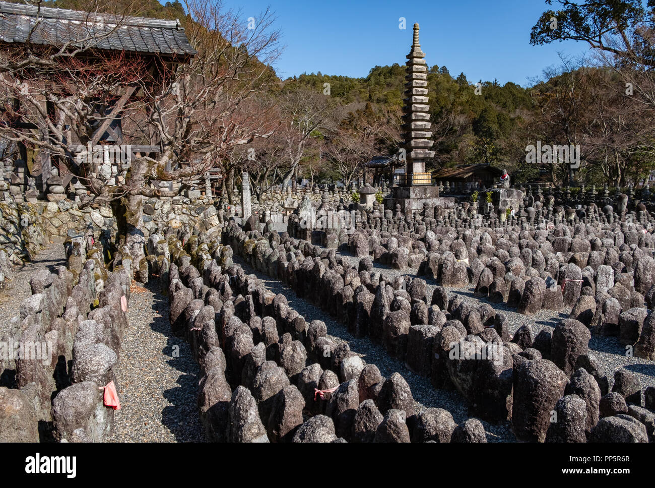 Kyoto Japan 07 Feb 18 Pagoda Temple And Many Statues Of Adashino Nenbutsu Ji Near Arashiyama Bamboo Forest Stock Photo Alamy Kyoto Japan 07 Feb 18 Pagoda Temple And Many Statues Of Adashino Nenbutsu Ji Near Arashiyama Bamboo Forest Stock Photo Alamy