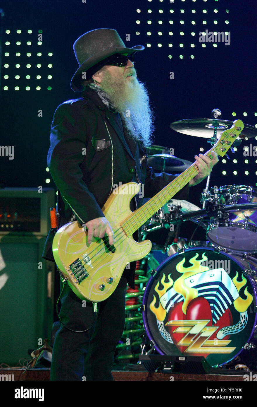 Dusty Hill with ZZ Top performs in concert at the Seminole Hard Rock