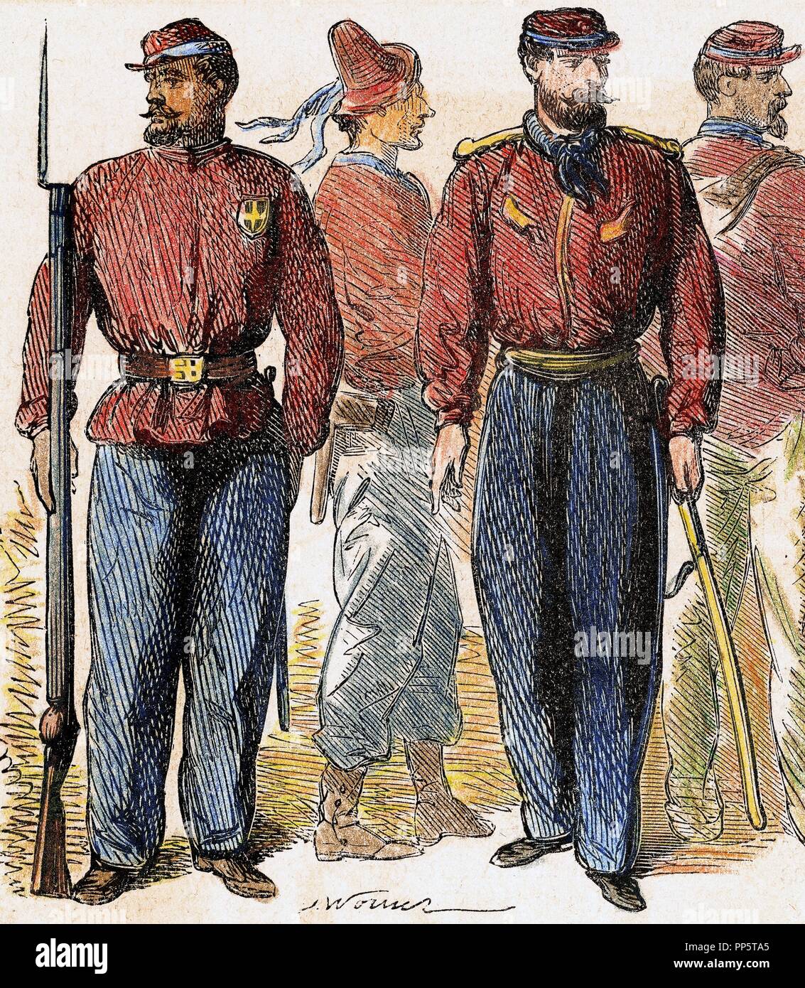 Italian unification garibaldi red shirts hi-res stock photography and  images - Alamy