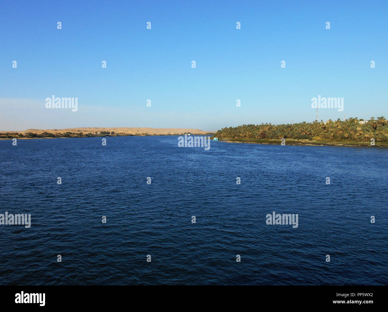 This huge expanse of water is the longest river in the world The Nile