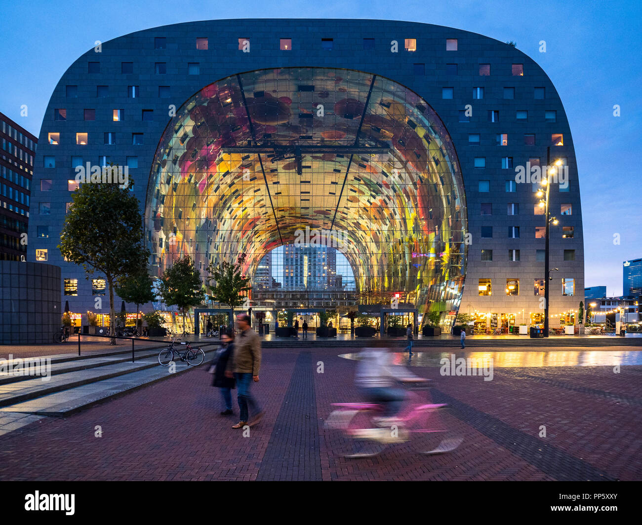 Rotterdam Markthal Rotterdam Market Hall opened 2014 comprises a large market hall with