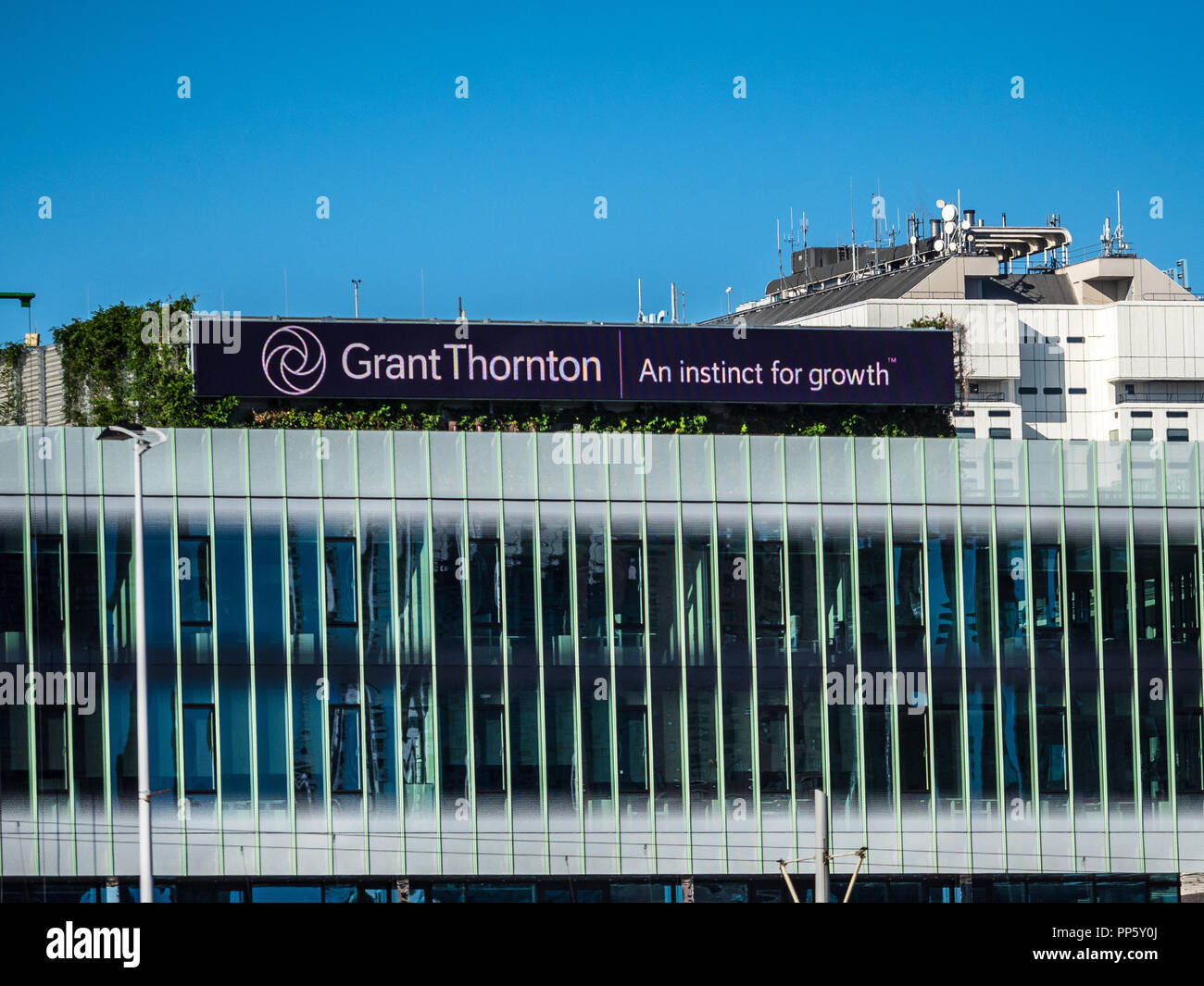 Grant Thornton European Offices in Rotterdam Stock Photo
