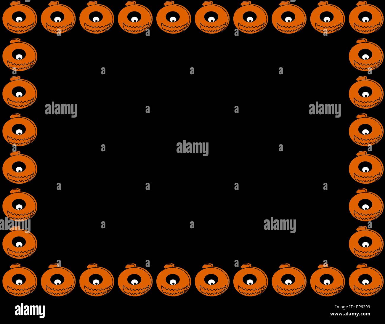 Pumpkin halloween decorations Stock Photo - Alamy