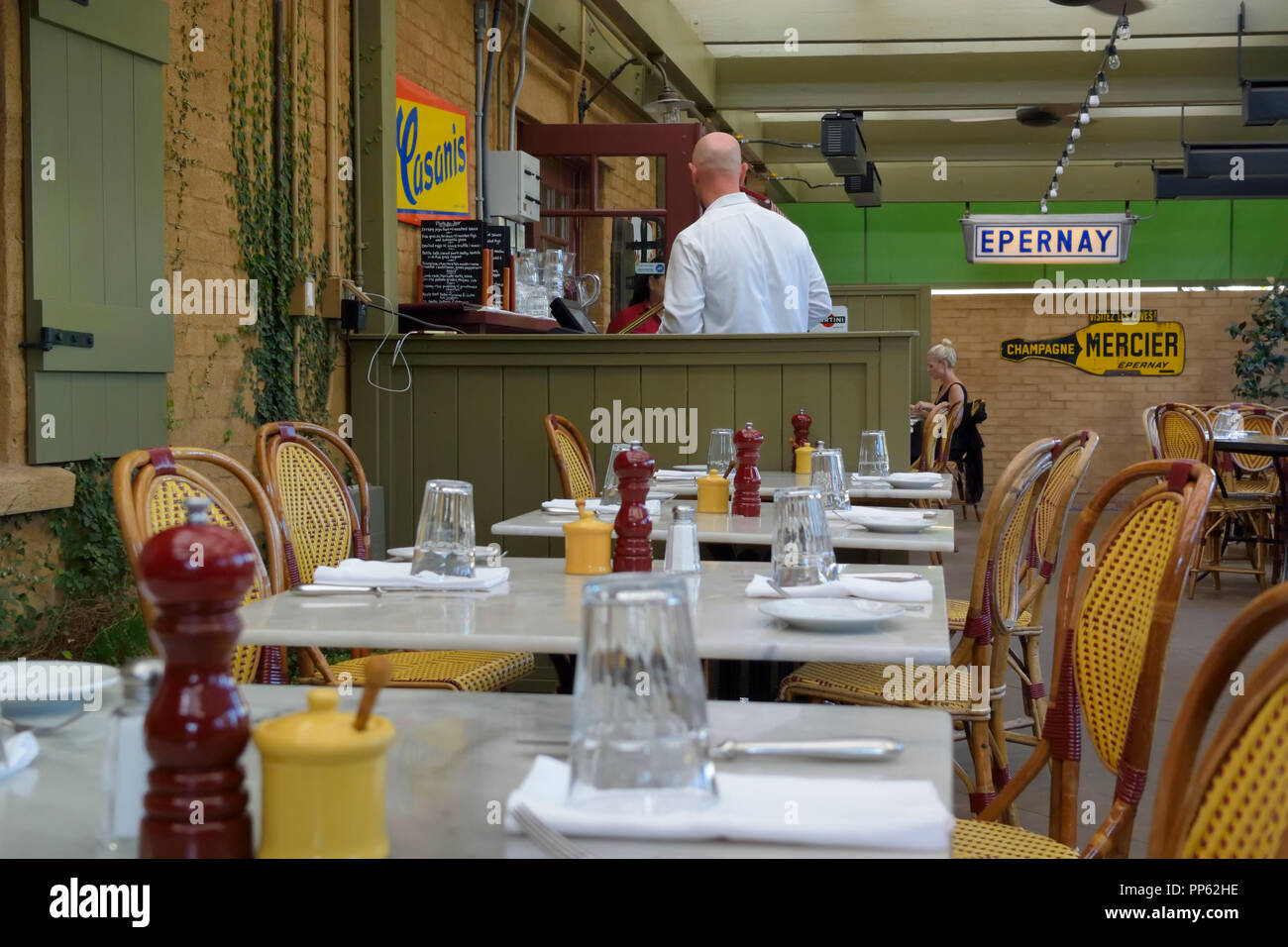 The Bistro Jeanty (French Restaurant), Yountville CA Stock Photo Alamy