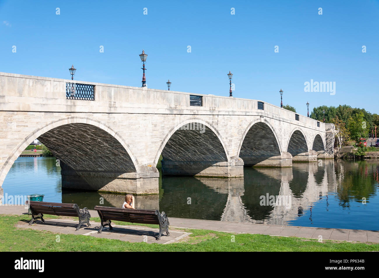 Chertsey Bridge and River Thames, Chertsey Bridge Road, Chertsey
