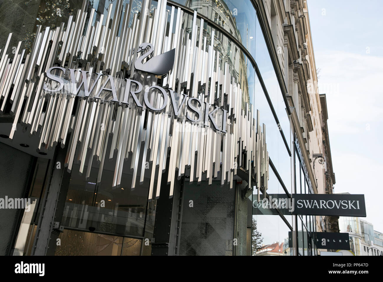 Swarovski sign hi-res stock photography and images - Alamy