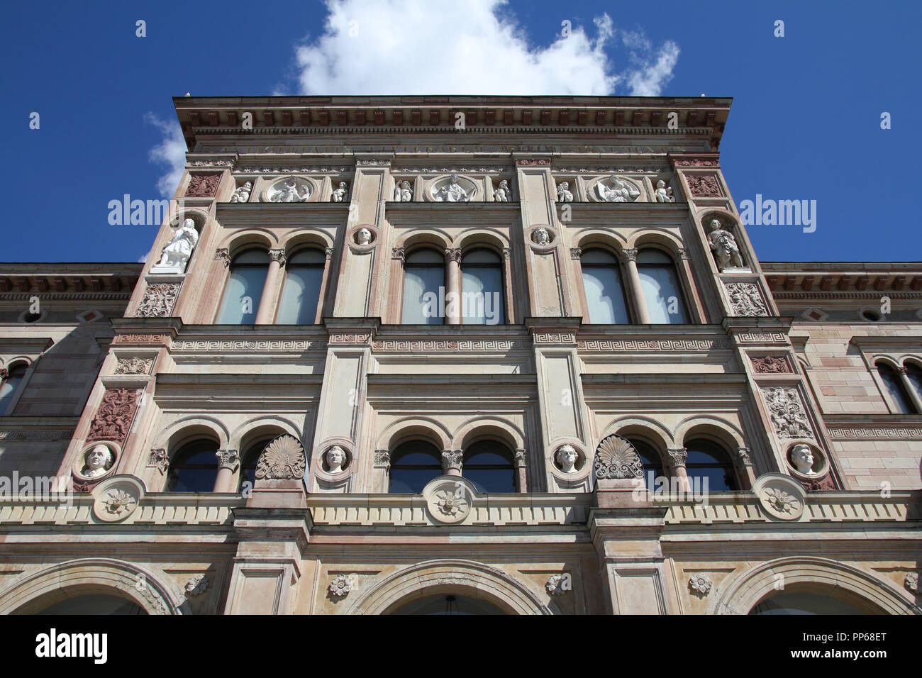 Stockholm, Sweden. Famous old building - National Museum (Nationalmuseet). Stock Photo