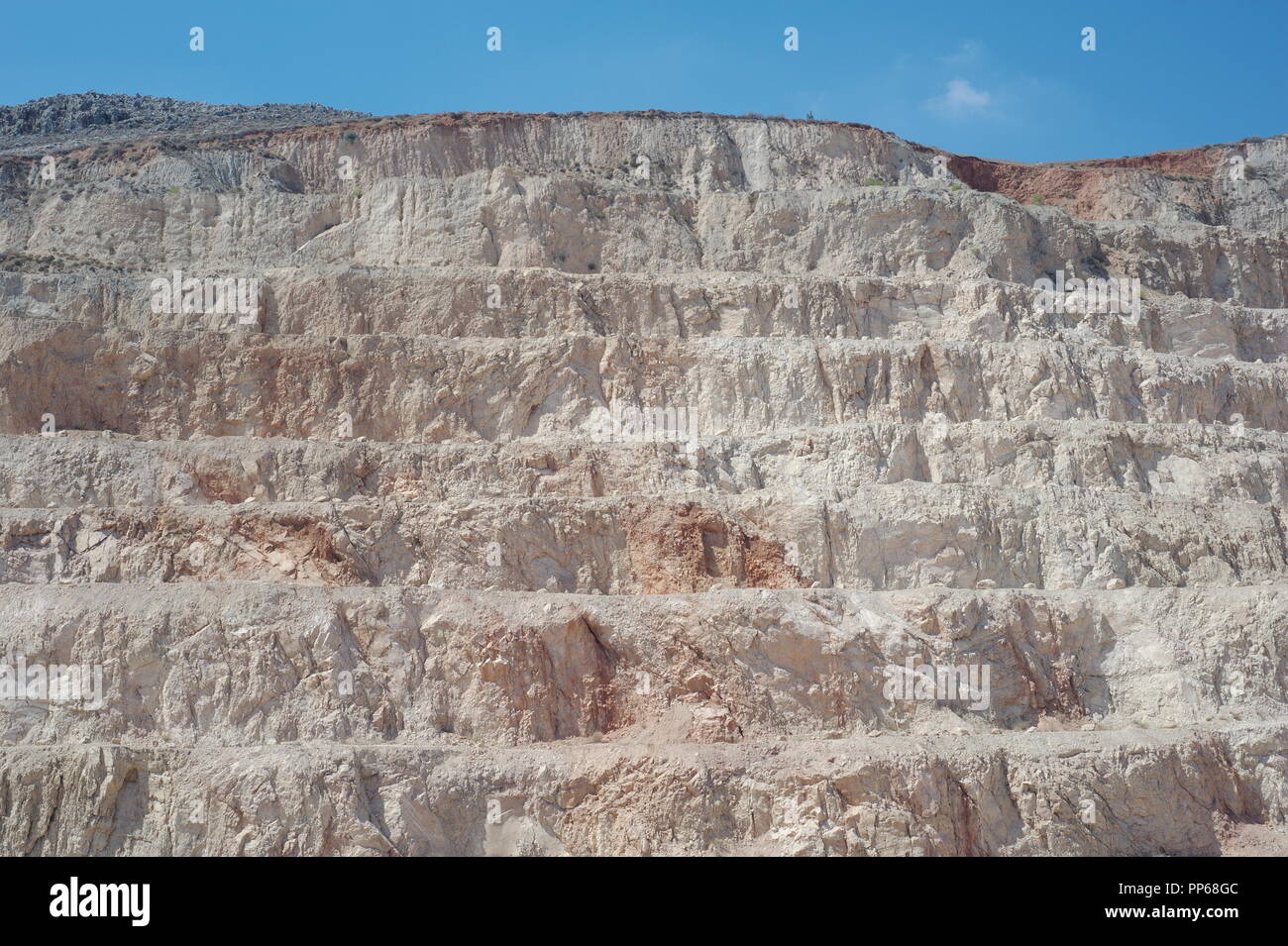 Quarry in mountain, soft stones Stock Photo Alamy