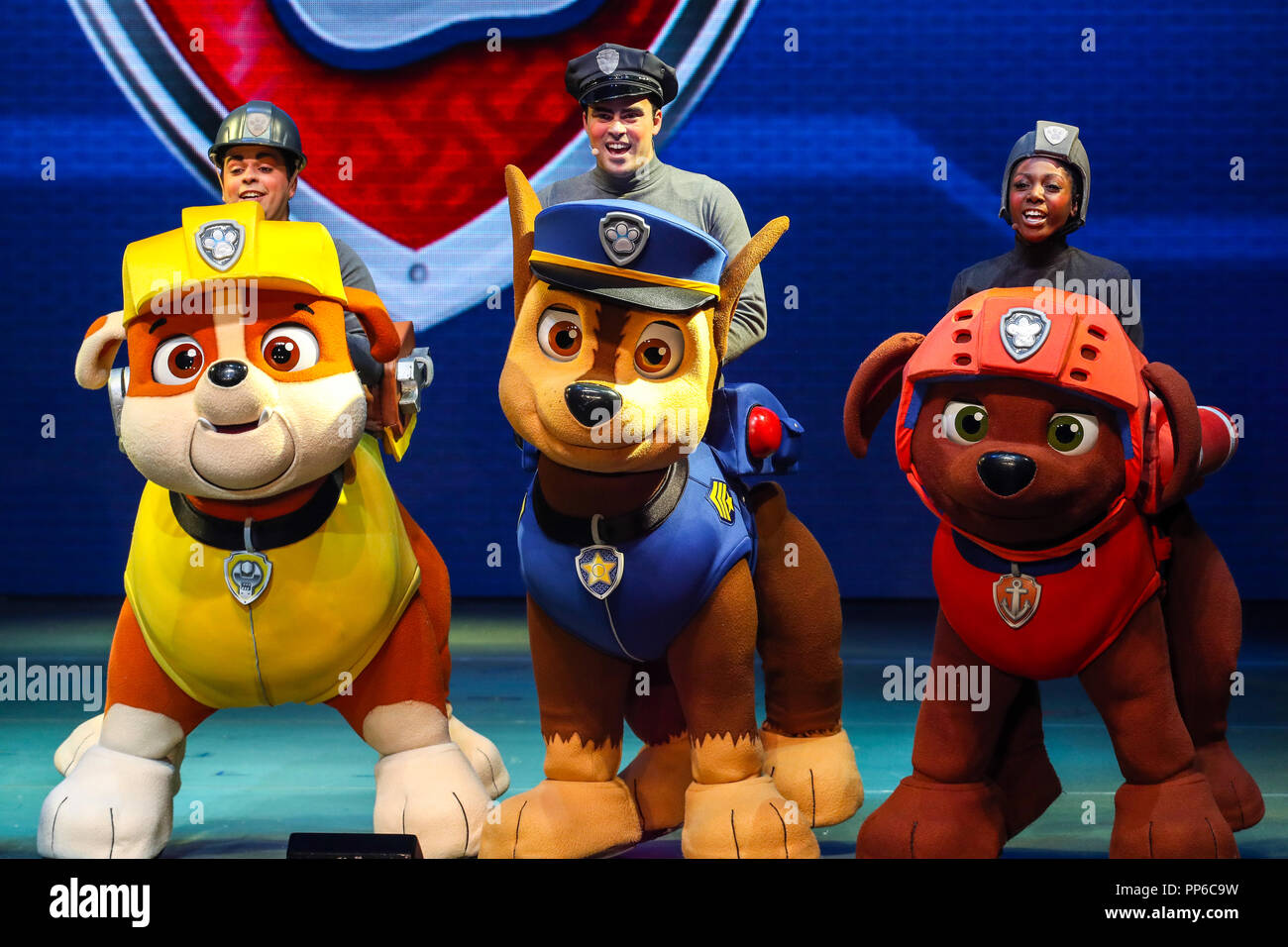 Paw Patrol the Nickelodeon show live Stock Photo - Alamy