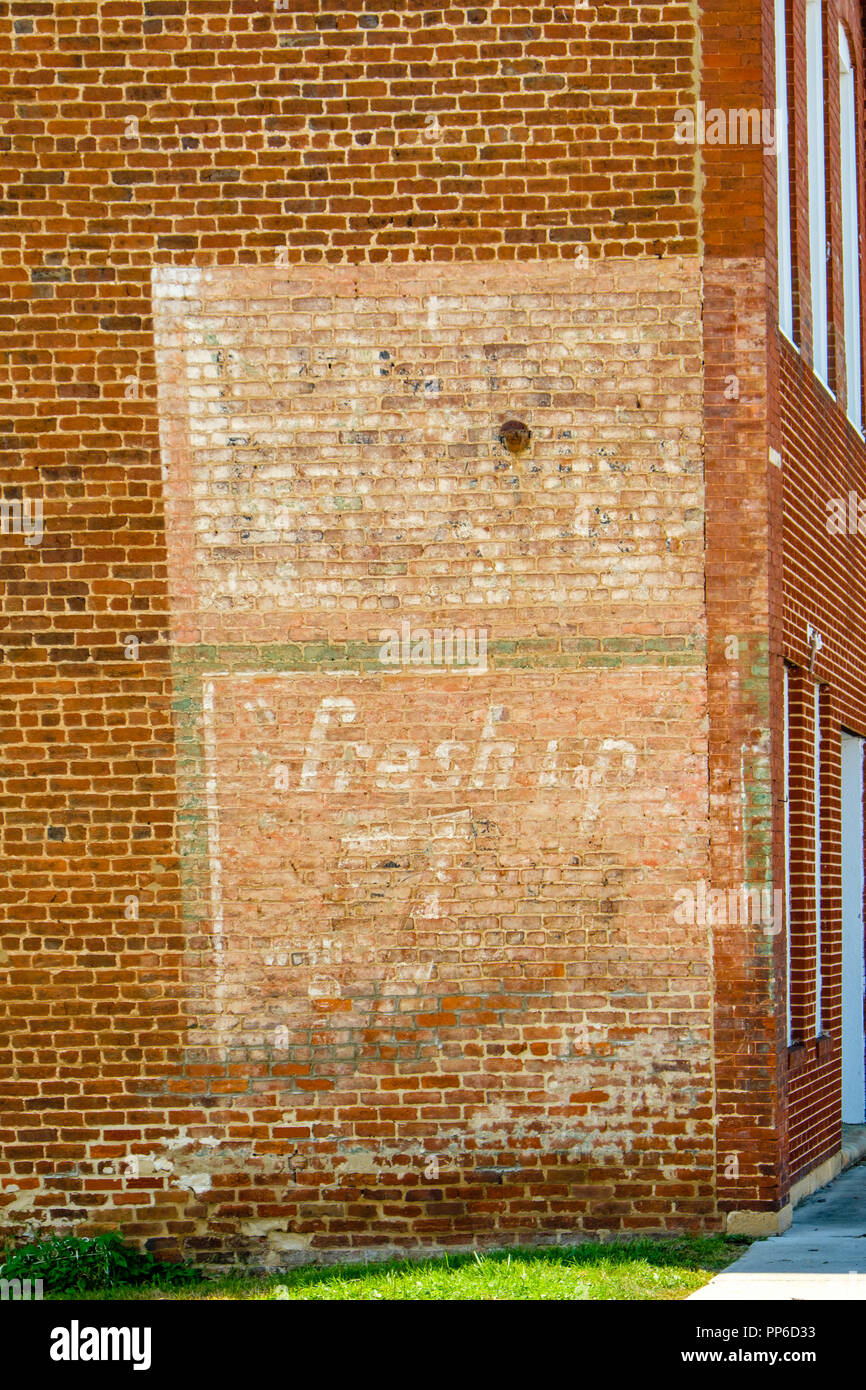 Ghost signs, 417 West Spotswood Trail, Elkton, Virginia Stock Photo Alamy