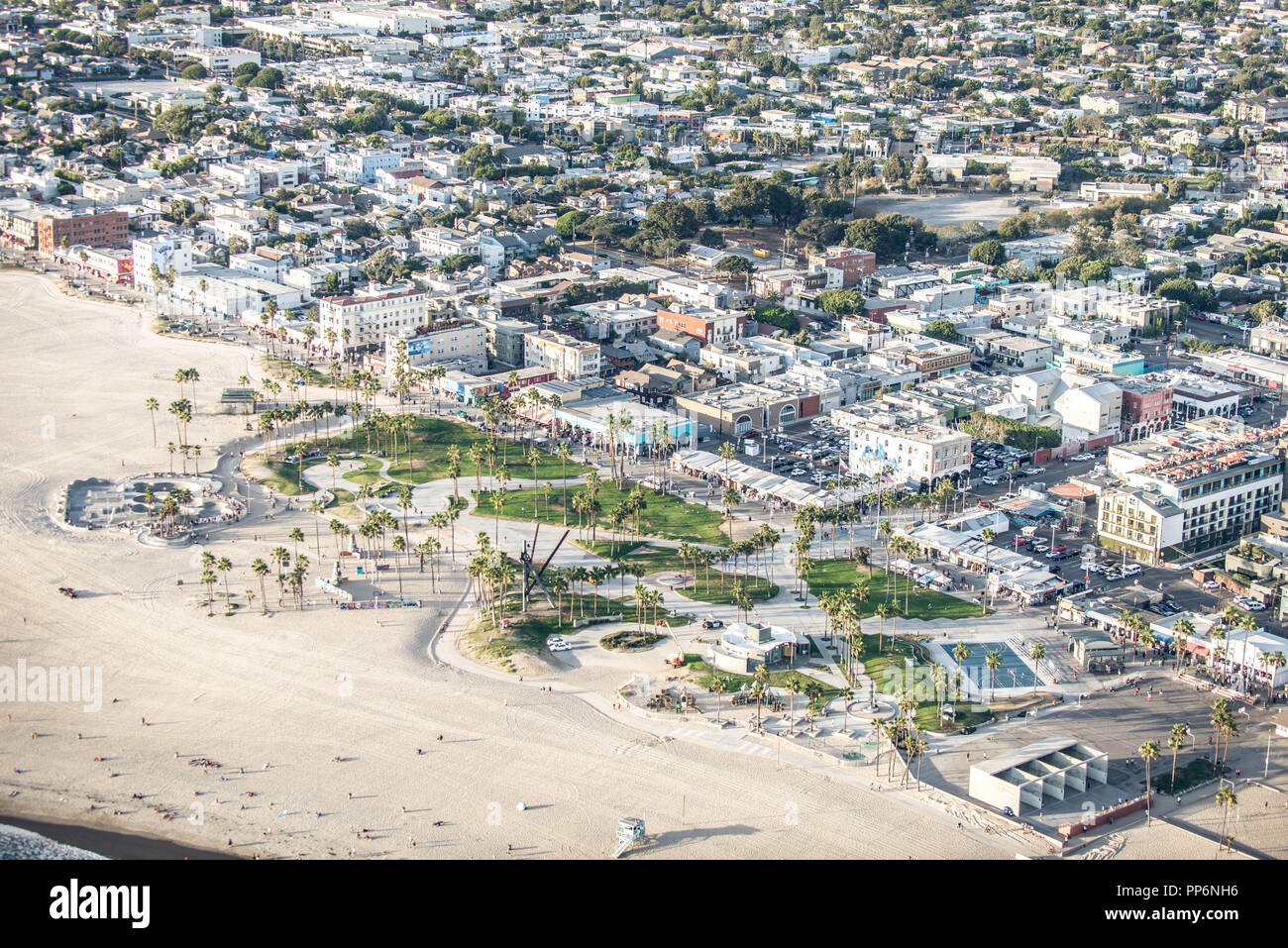 Aerial view of venice beach hi-res stock photography and images - Alamy