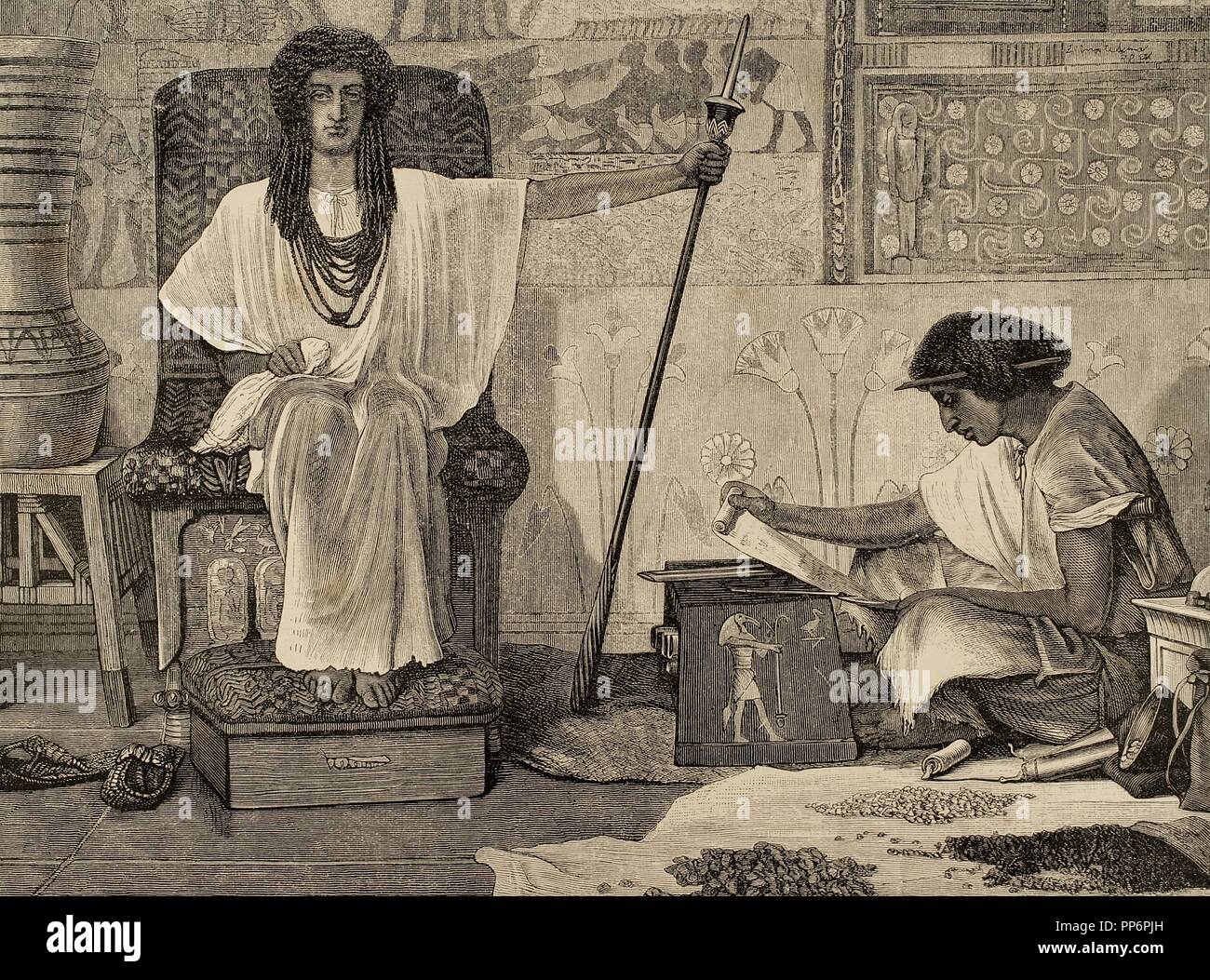 Joseph Interpreting The Pharaoh s Dream Dore Bible Illustration joseph-interpreting-the-pharaoh-s-dream-dore-bible-illustration