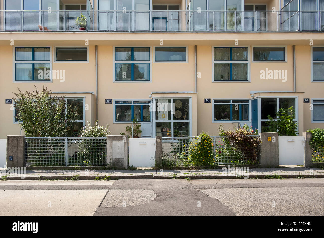 The Werkbundsiedlung in Vienna is a model housing estate in Vienna