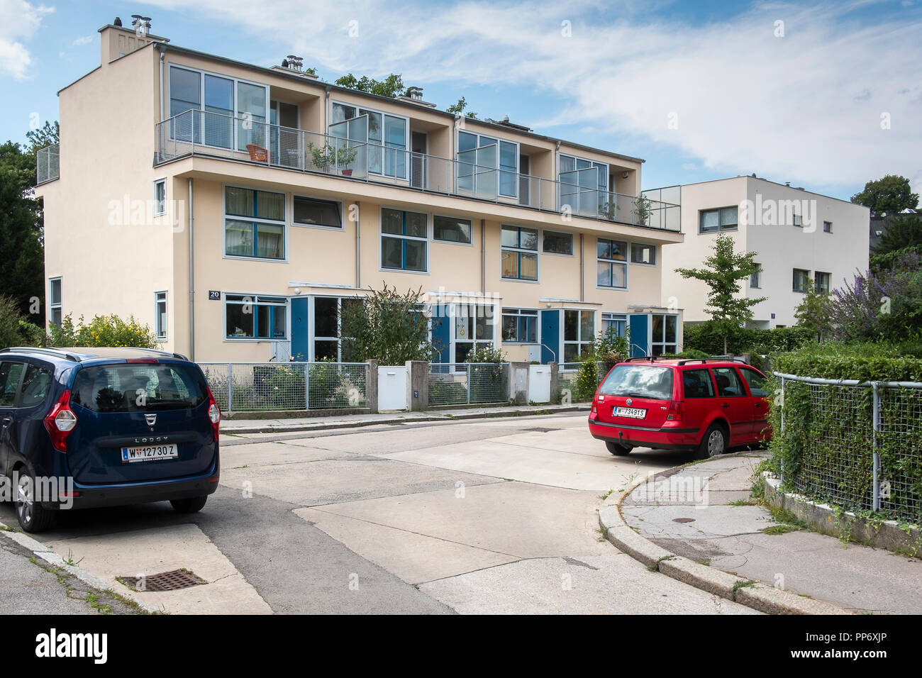 The Werkbundsiedlung in Vienna is a model housing estate in Vienna
