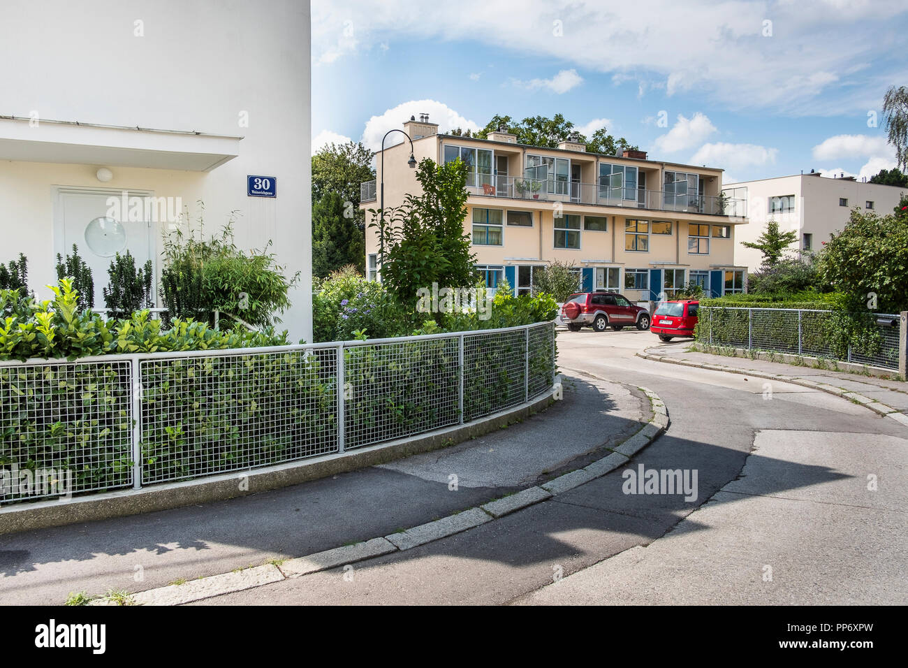 The Werkbundsiedlung in Vienna is a model housing estate in Vienna