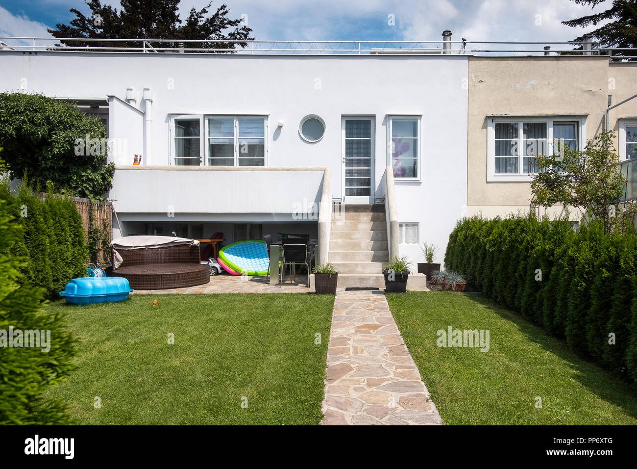 The Werkbundsiedlung in Vienna is a model housing estate in Vienna