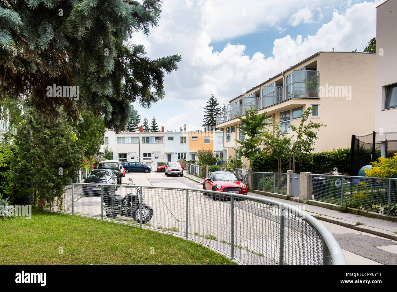 The Werkbundsiedlung in Vienna is a model housing estate in Vienna
