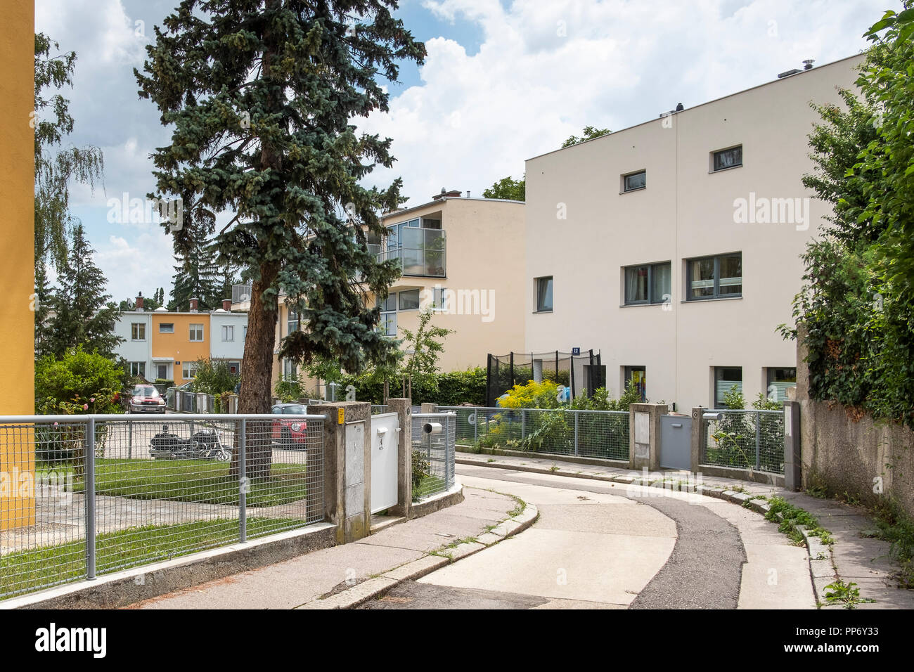 The Werkbundsiedlung in Vienna is a model housing estate in Vienna